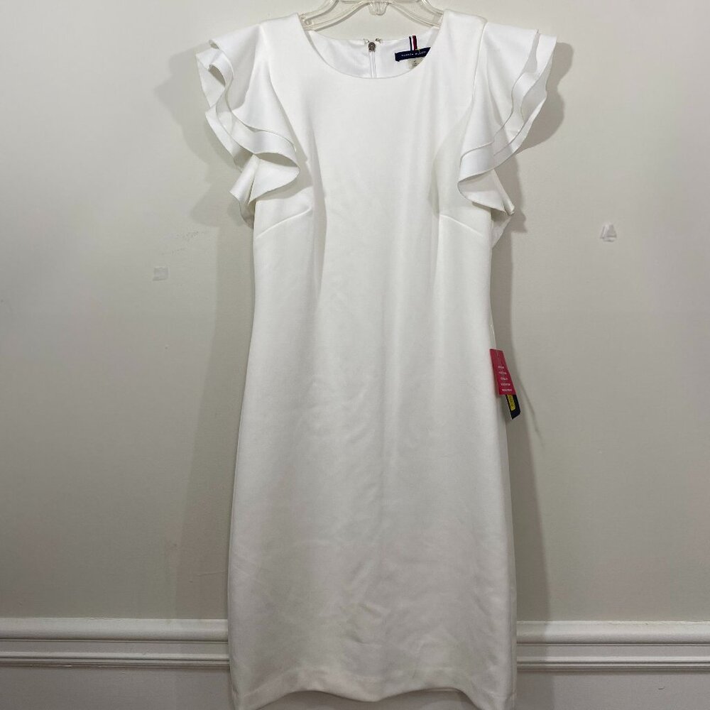 White Tommy HIlfiger Dress Size 10 New With Tags